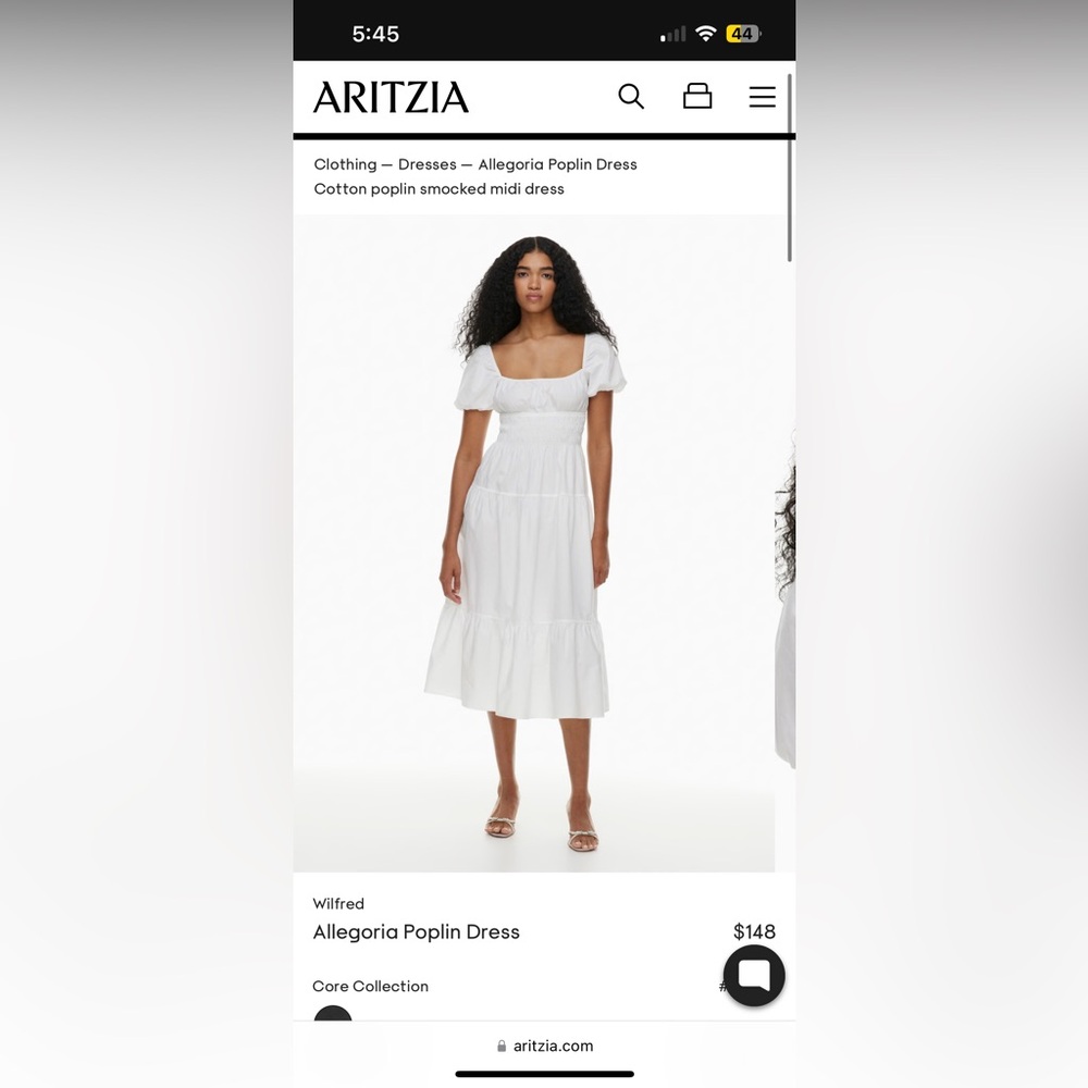 Wilfred Allegoria Poplin dress (sold)